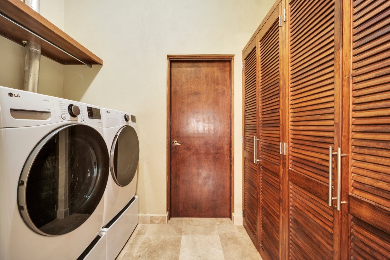 Dedicated laundry area