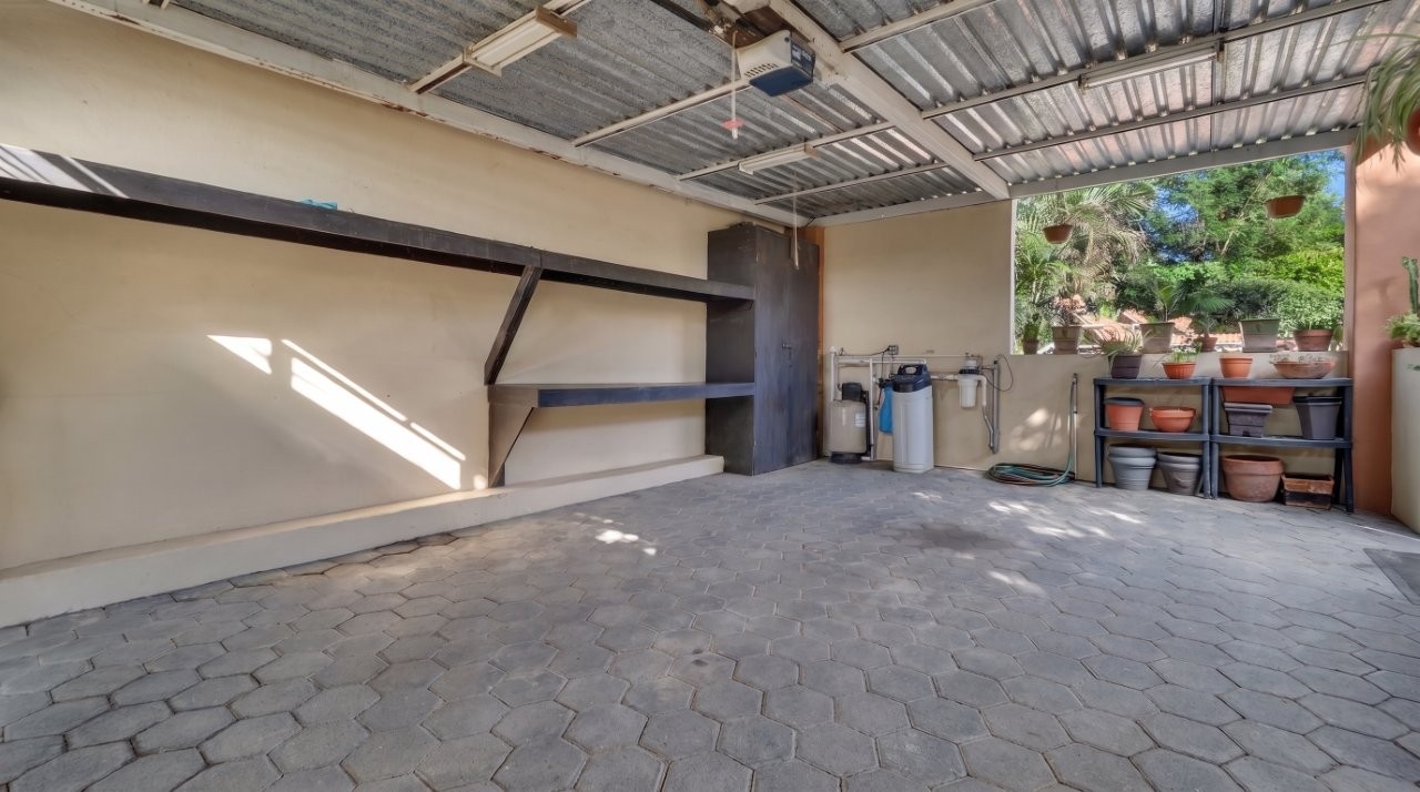 Private garage with gated access